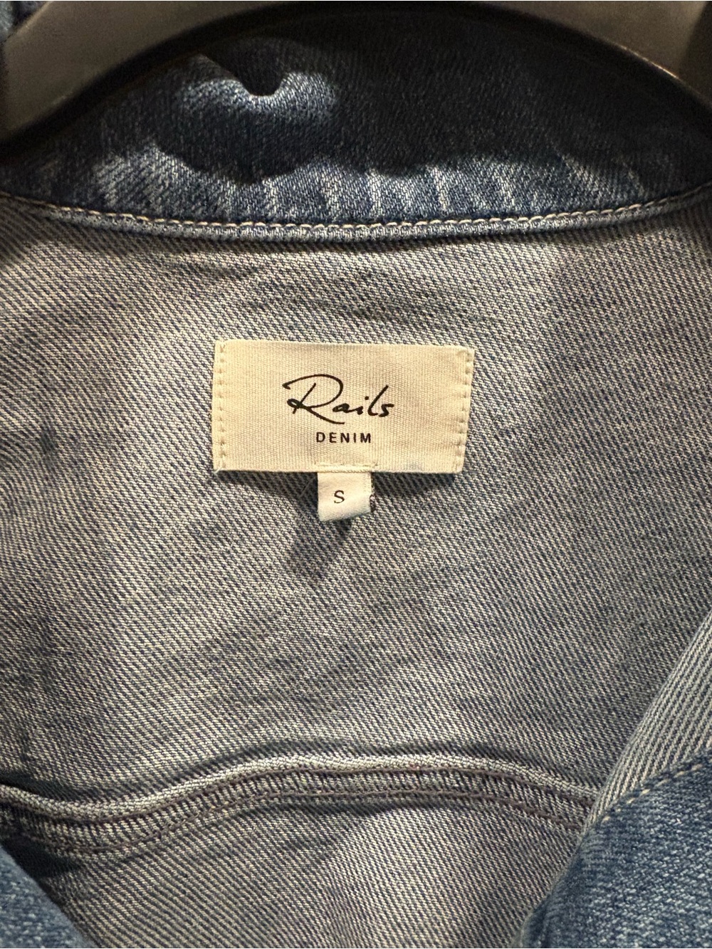 Rails Pasadena Button Front Denim Minidress - Picture 3 of 12